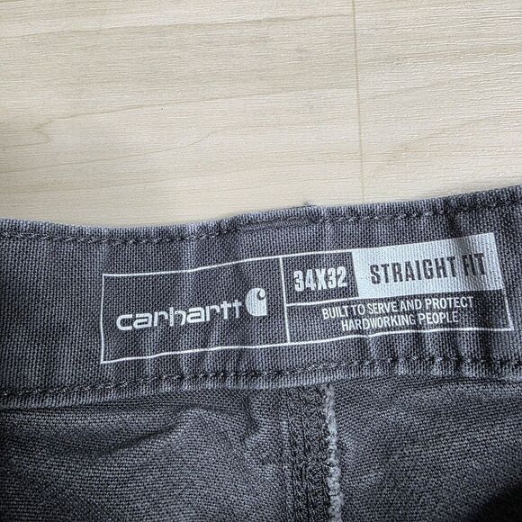 Carhartt Rugged Flex Double Knee Carpenter Pants Straight Fit BN3340-M 33 x 31 - Picture 7 of 12